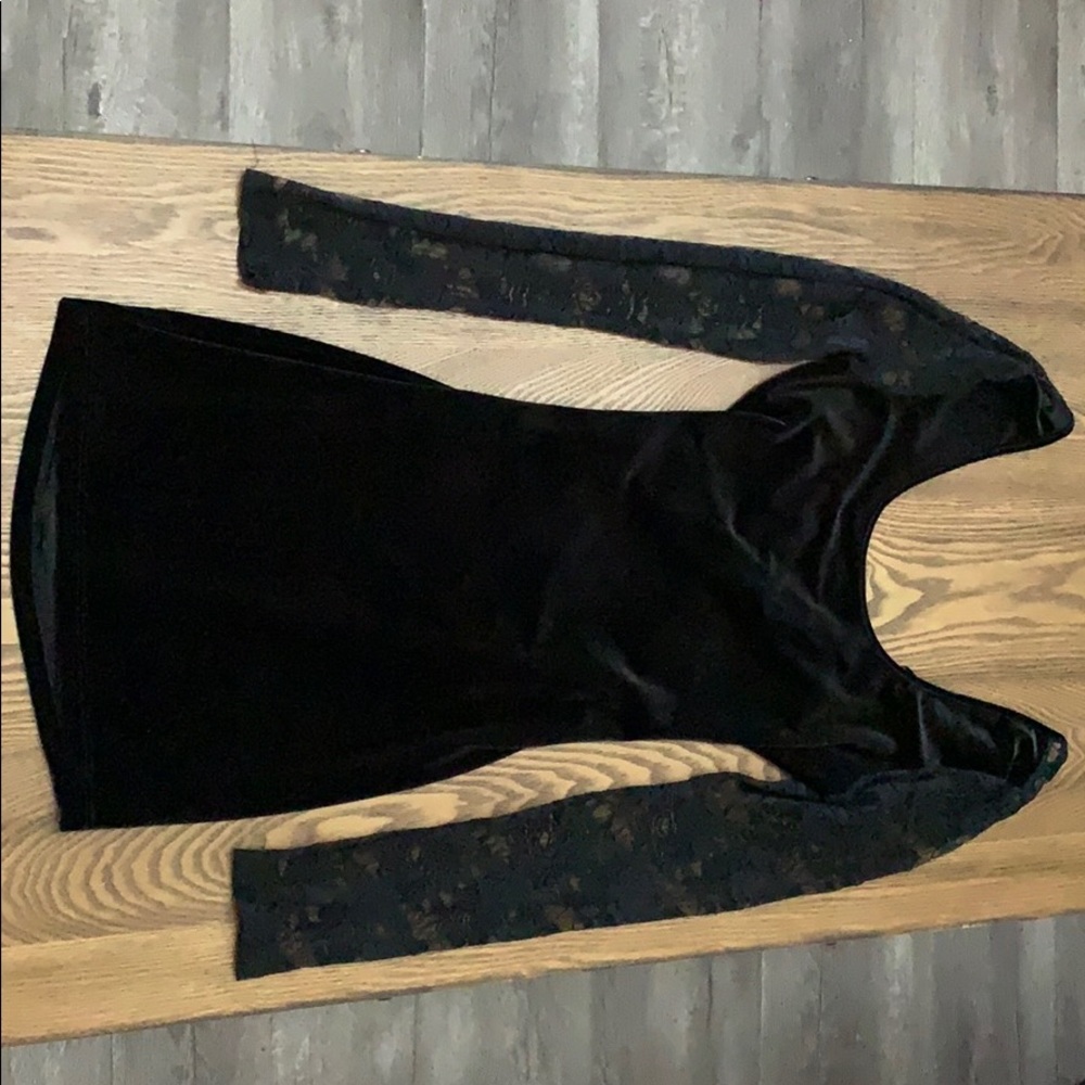 Black mini dress